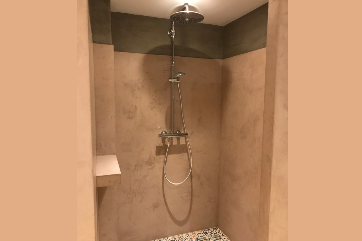 Shower in main bathroom
