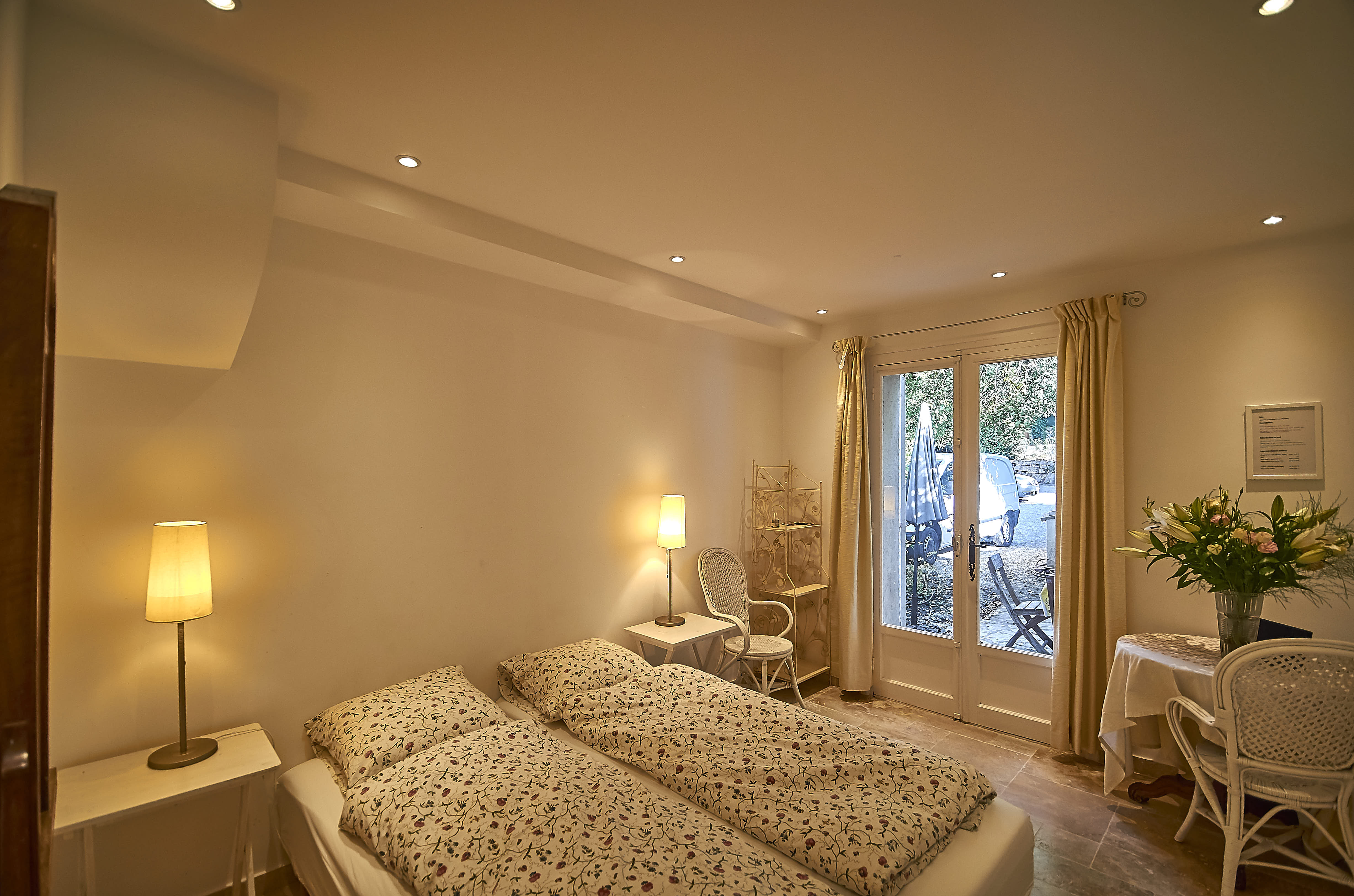 Guest bedroom with bathroom