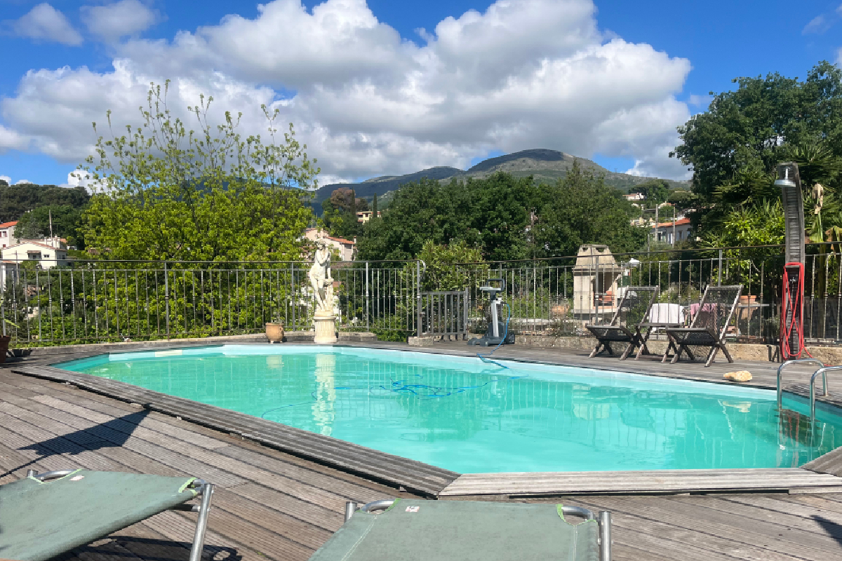 View from the pool
